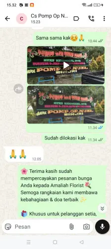 Testimonial Papan Bunga margatirta